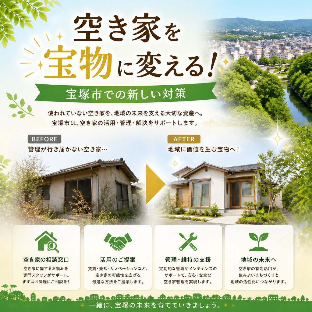 空き家を宝物に変える！宝塚市での新しい対策