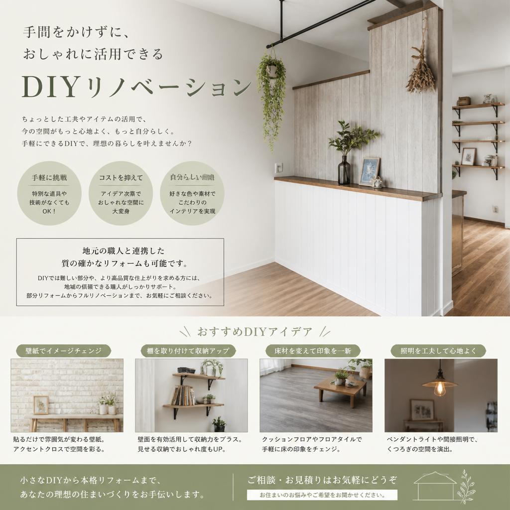 DIYリノベーションの魅力