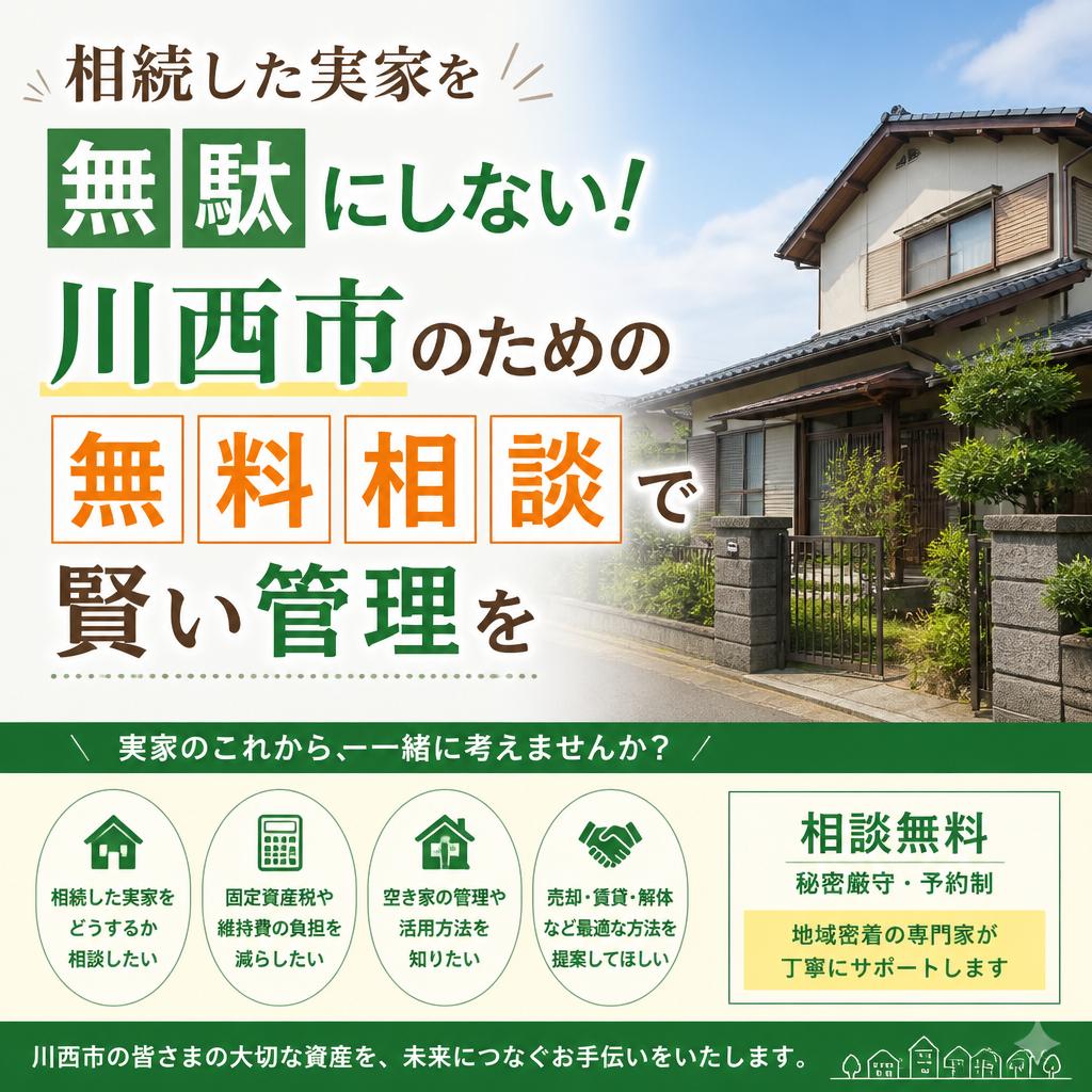 相続した実家を無駄にしない！川西市のための無料相談で賢い管理を