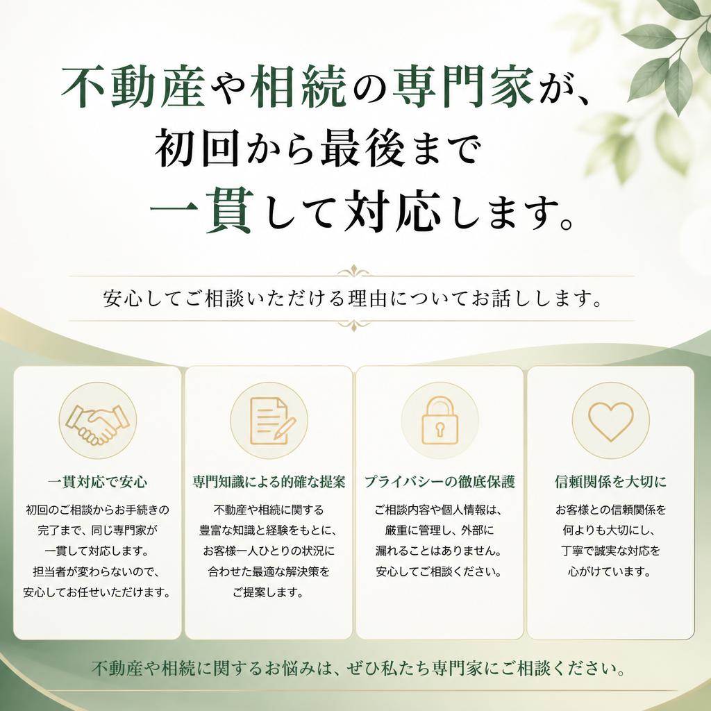 専門スタッフのサポート