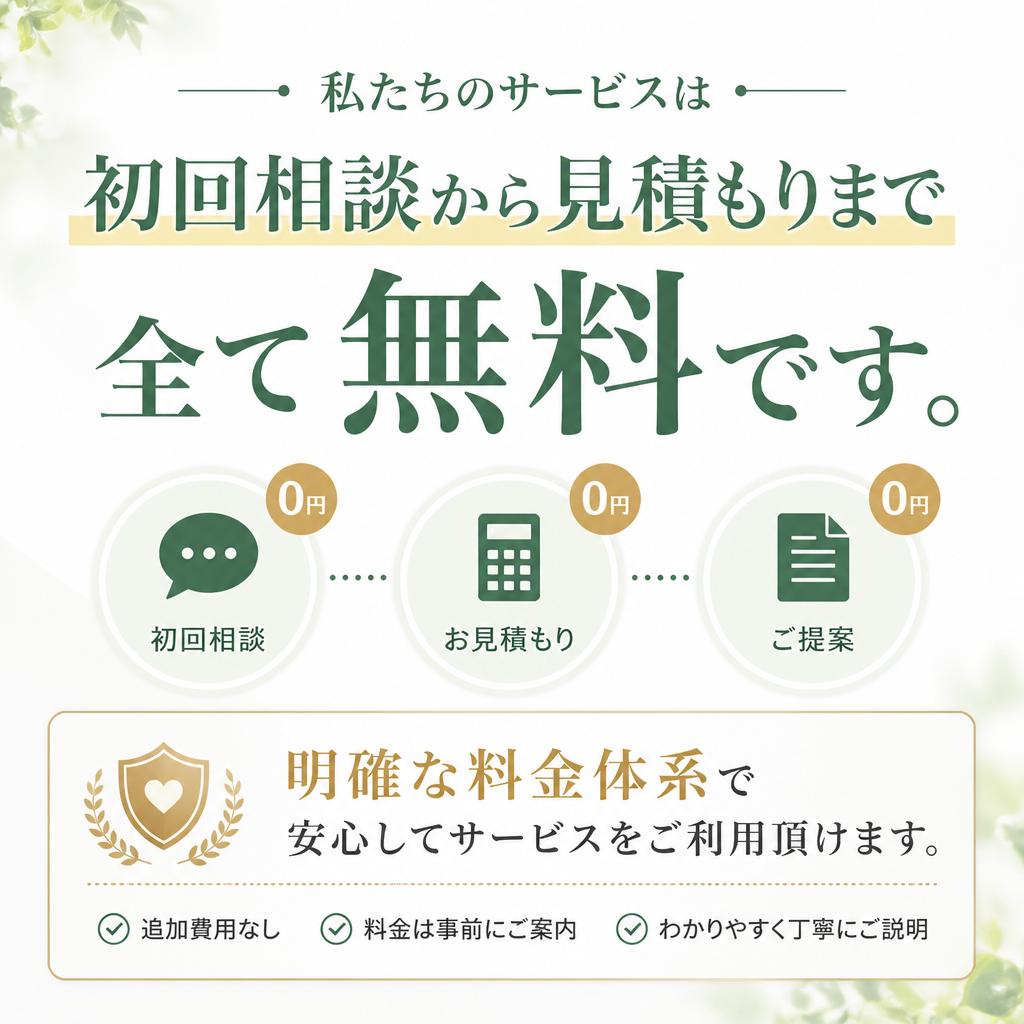 透明な料金体系