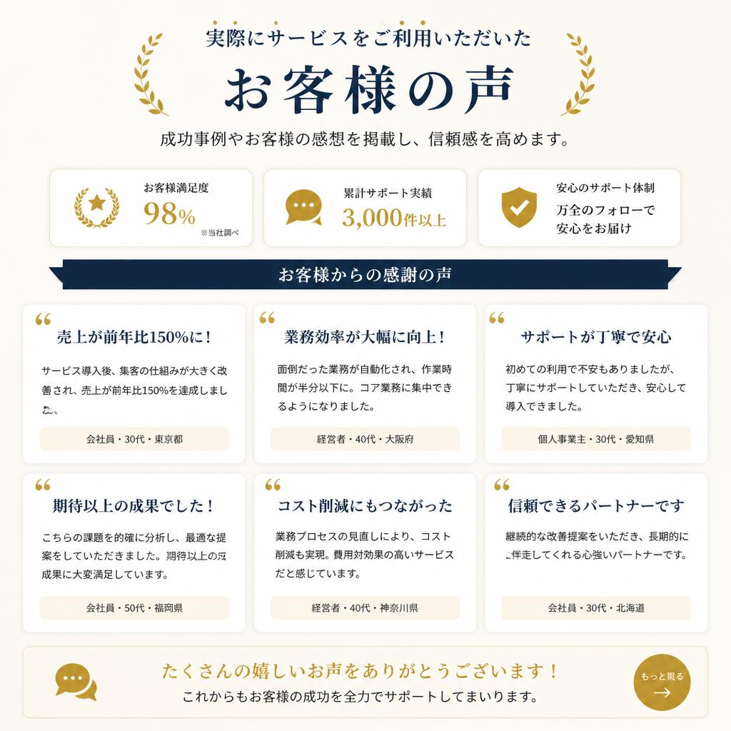 お客様の声