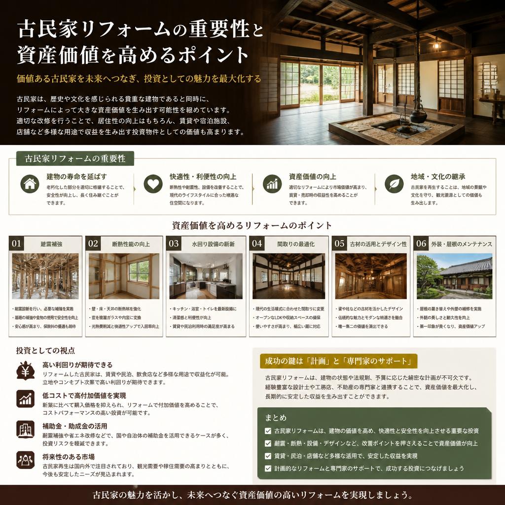リフォームで資産価値をアップ！