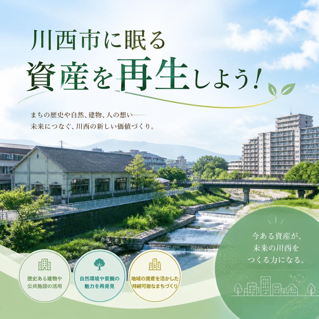 川西市に眠る資産を再生しよう！