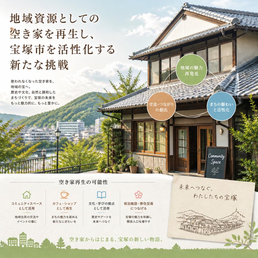 地域資源としての空き家を再生し、宝塚市を活性化する新たな挑戦