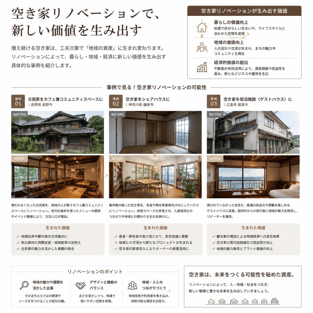 リノベーションで新たな価値を創出