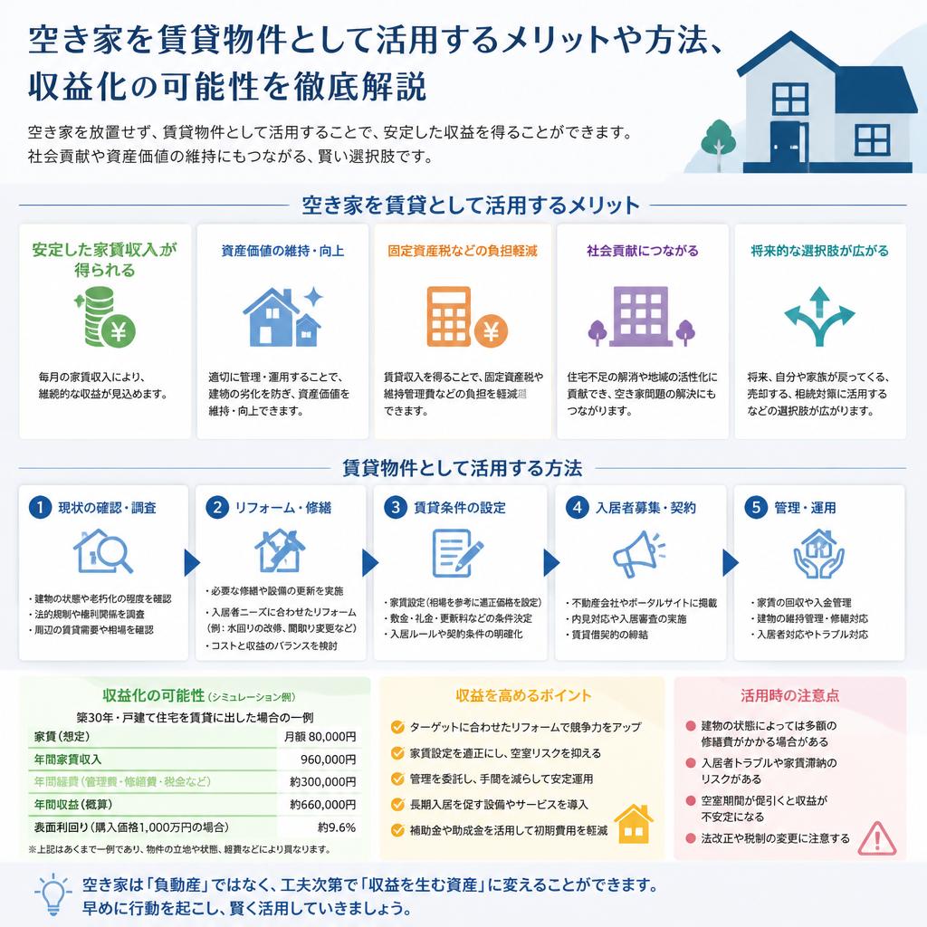 賃貸物件としての活用法