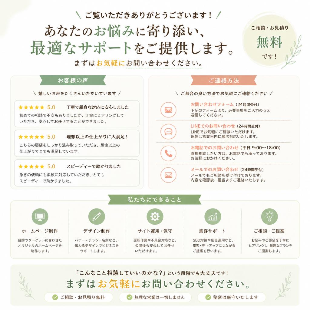 お問い合わせ・相談のご案内
