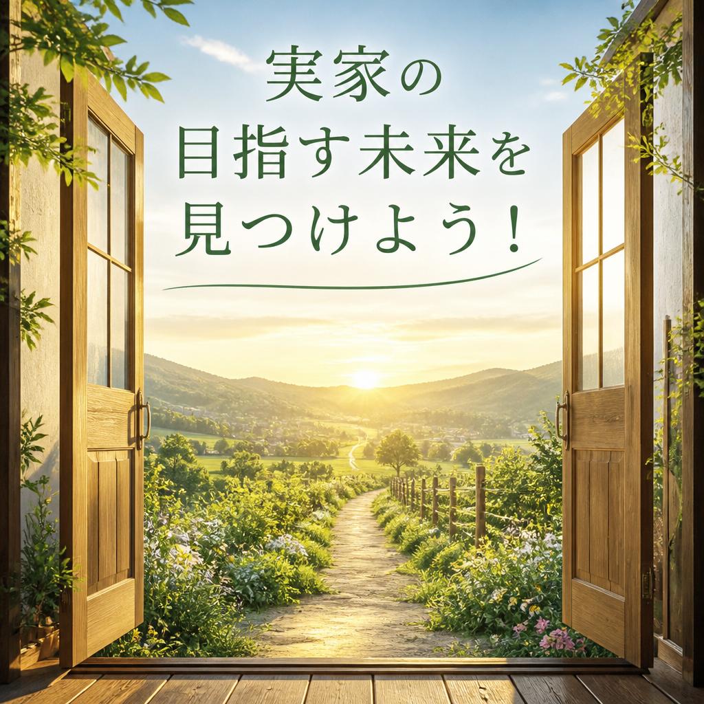 実家の目指す未来を見つけよう！