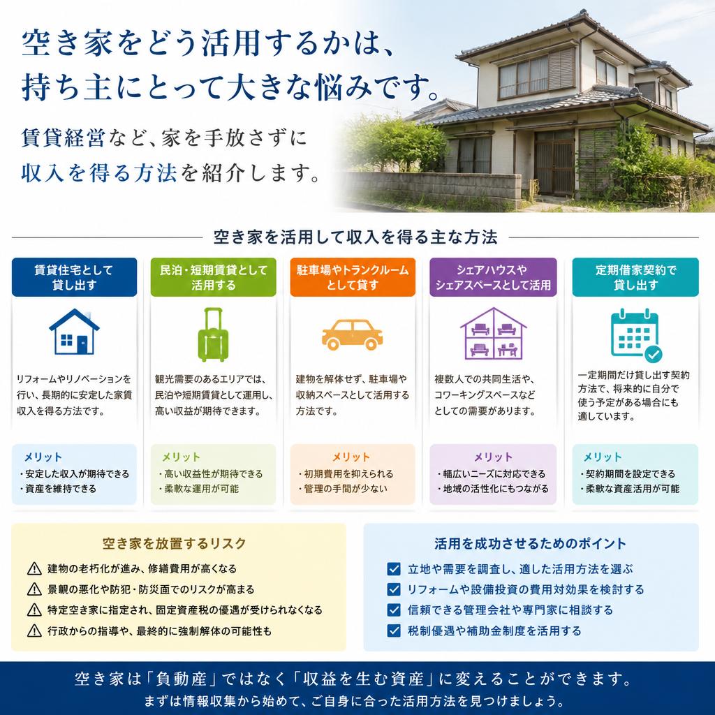 資産活用の方法