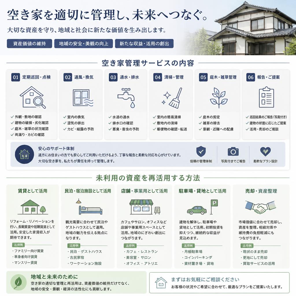 当社の管理サービス