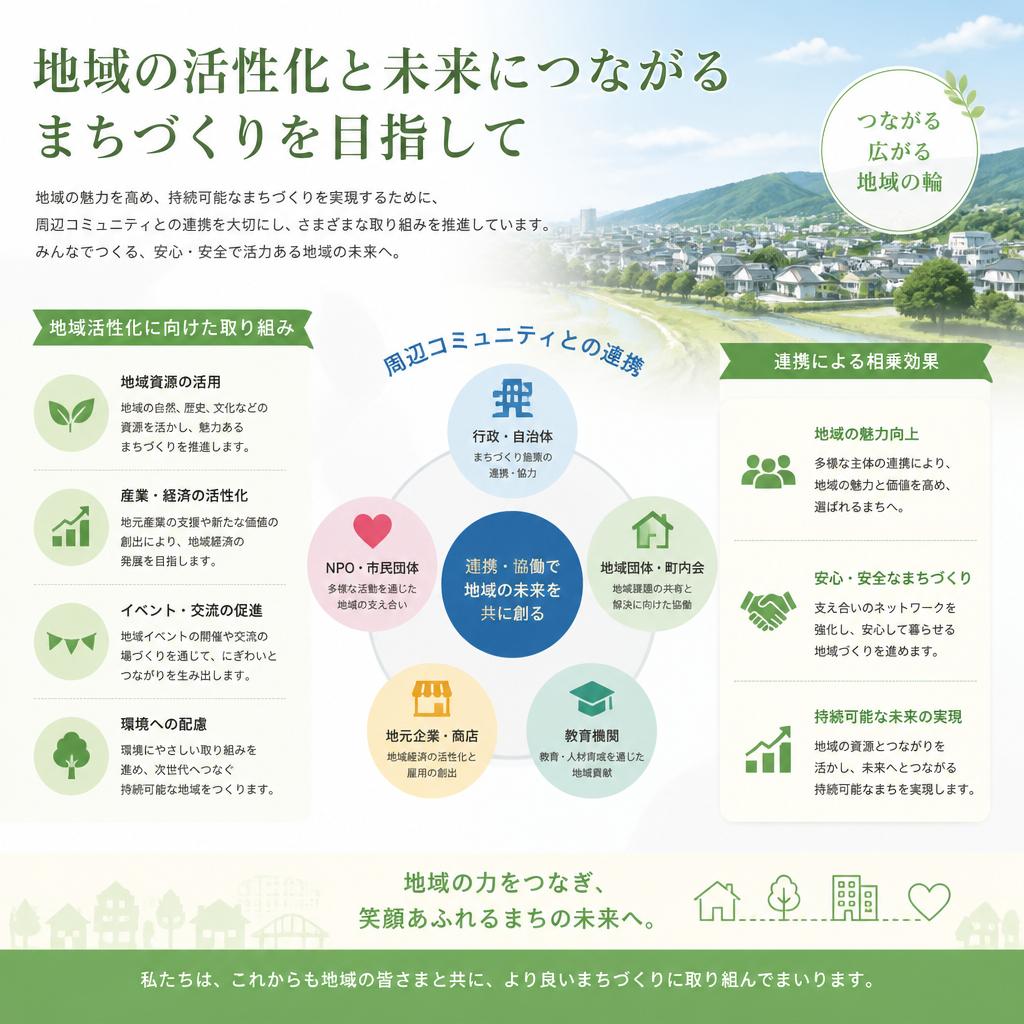 地域との連携で活性化を図る