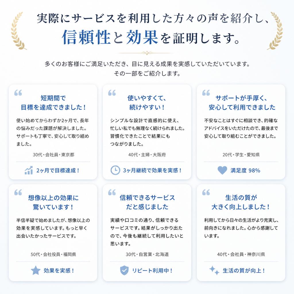 お客様の声