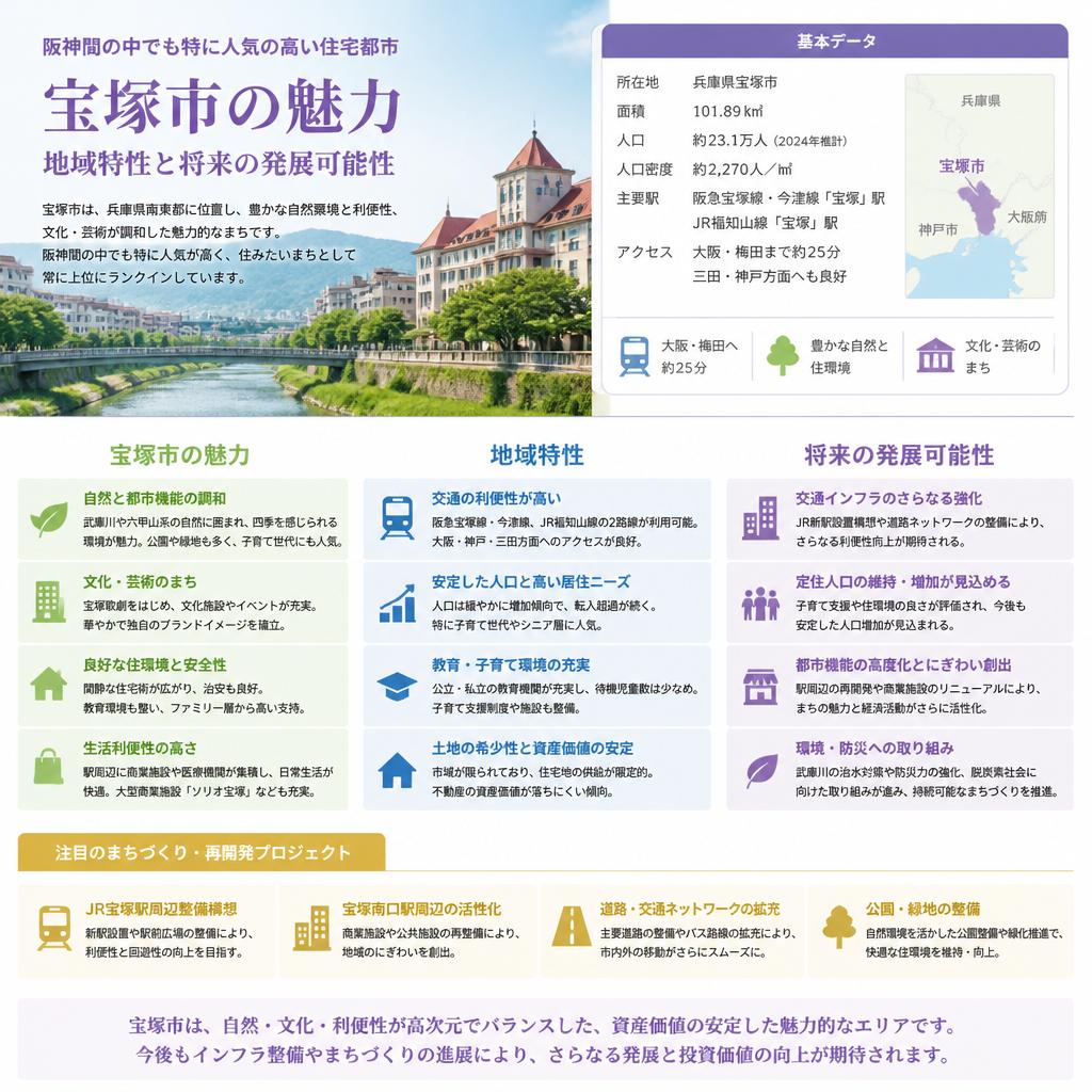 宝塚市の地域特性を理解する