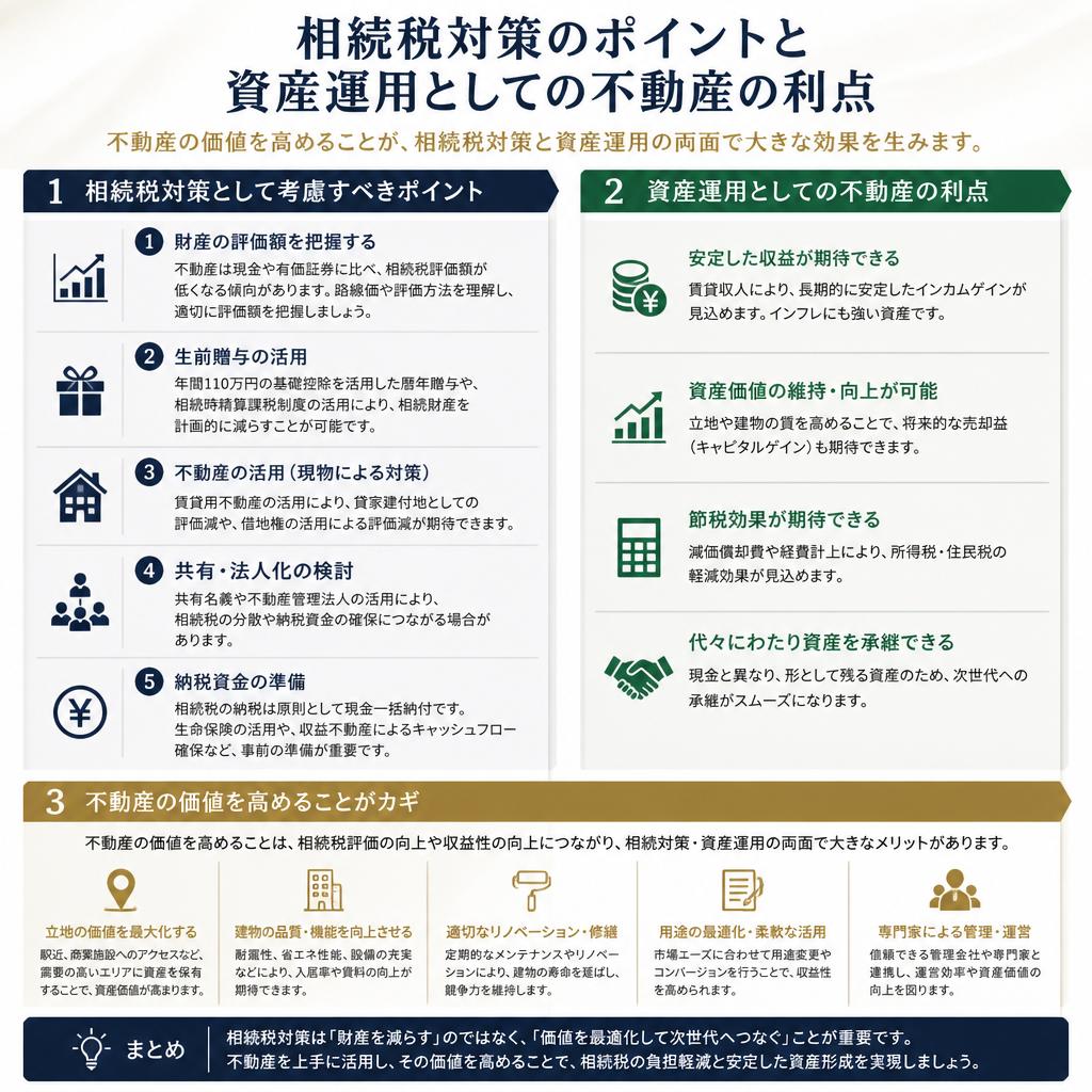 相続税対策とそのメリット