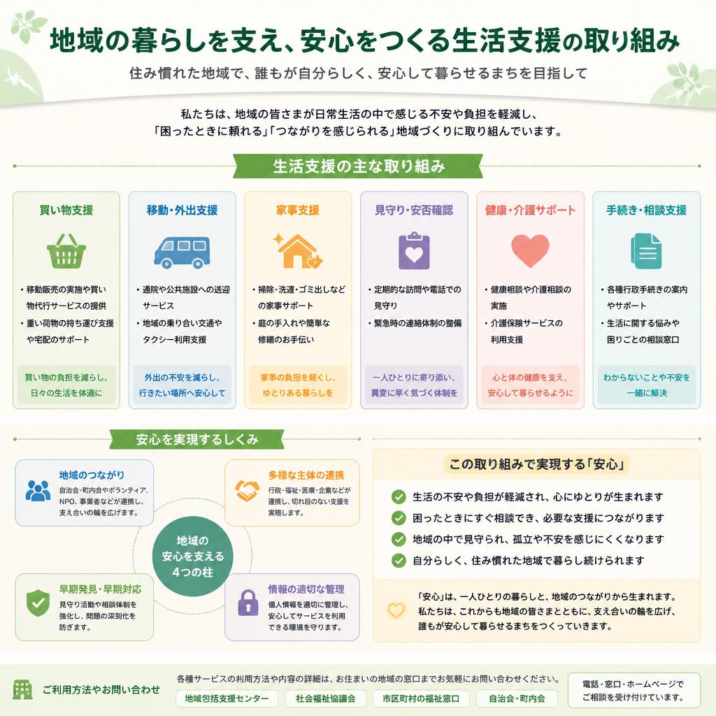 生活支援で安心のご提供