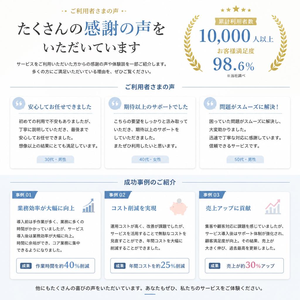 お客様の声