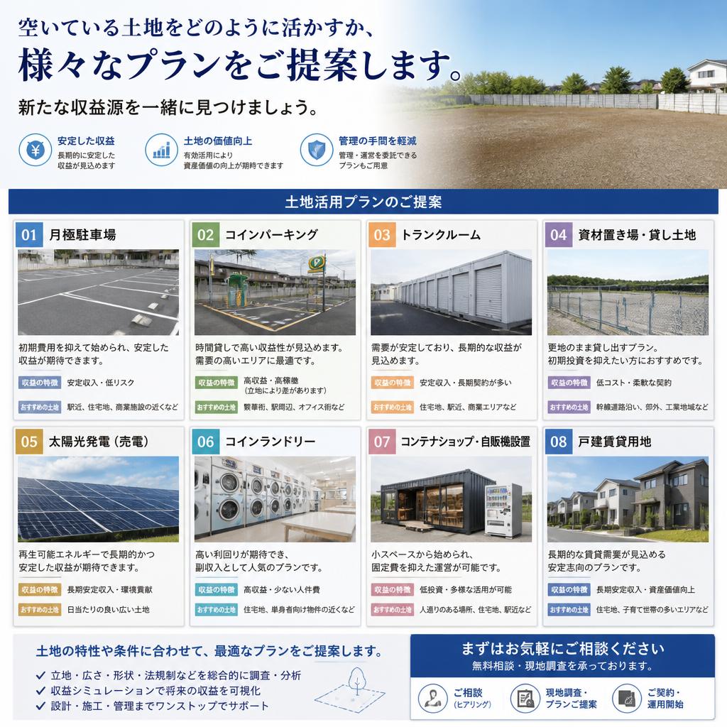 空地の活用アイデア