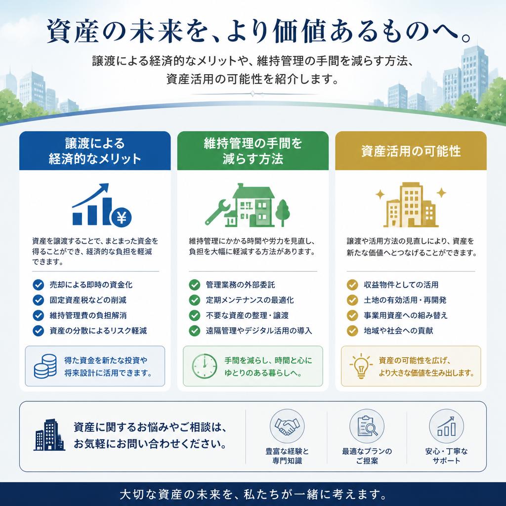 空き家譲渡のメリット