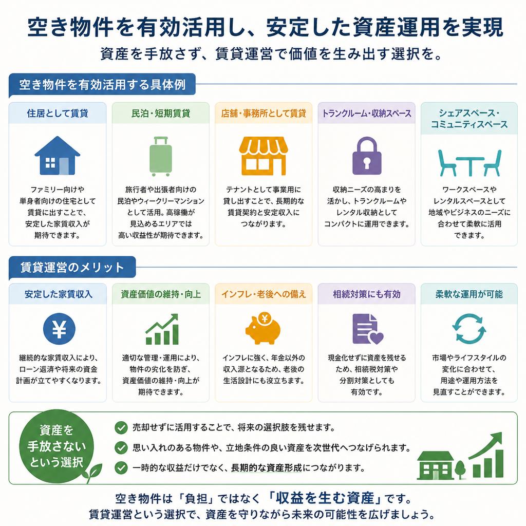 2. 空き物件の活用方法