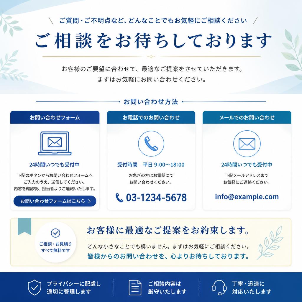 お問い合わせ