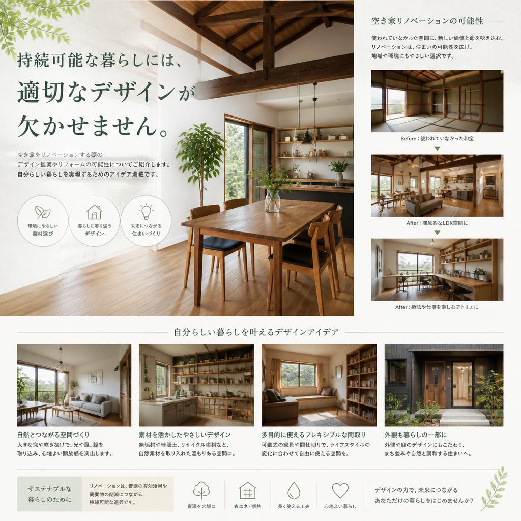 デザイン提案で新しいライフスタイルを