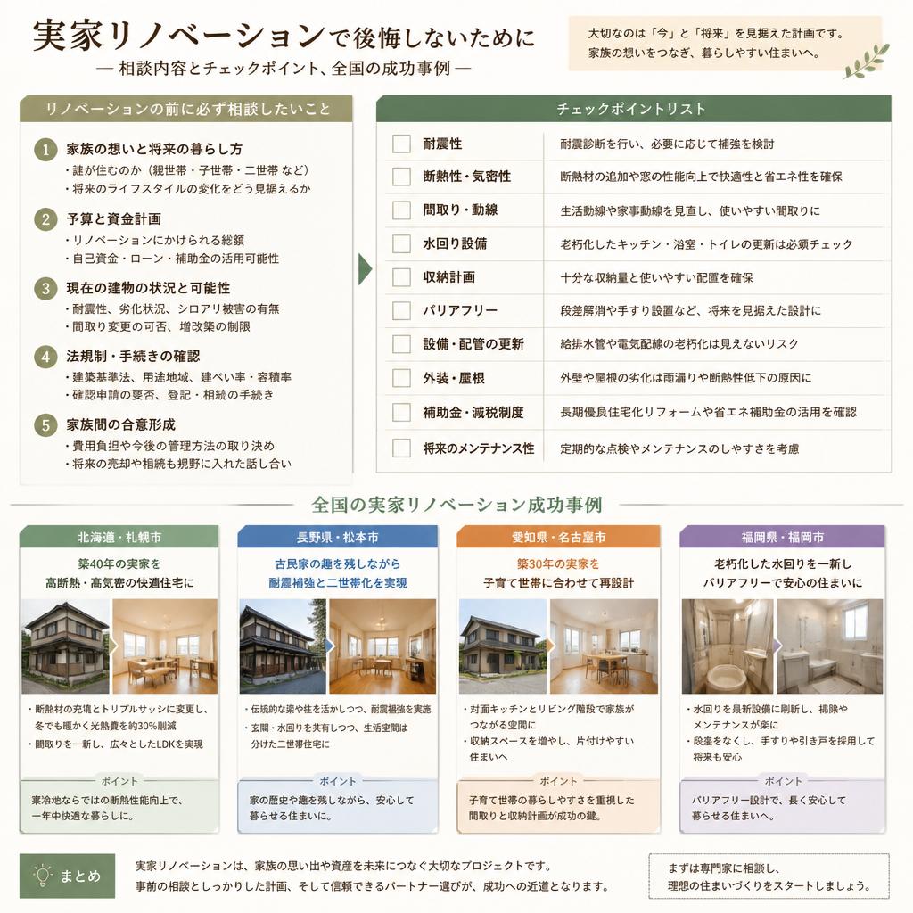 相談するべきポイントとは？
