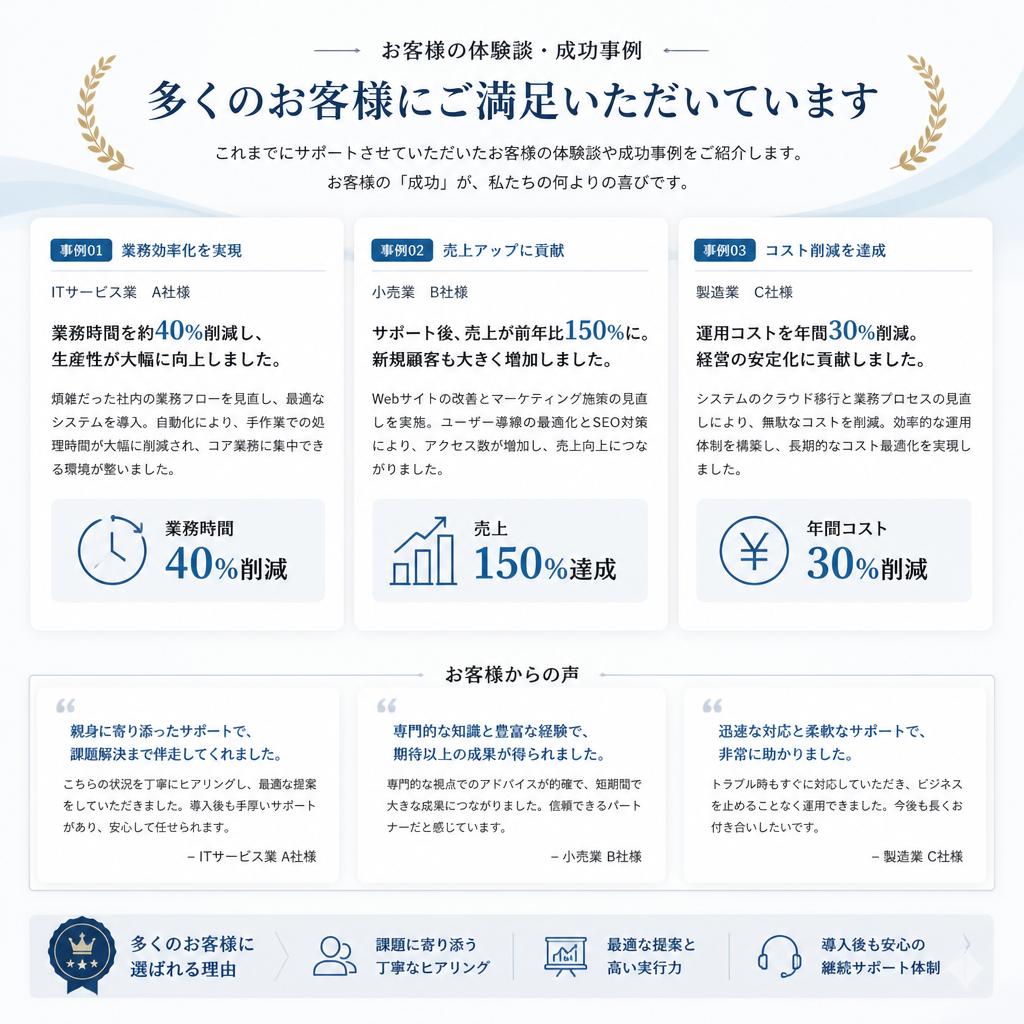 お客様の声