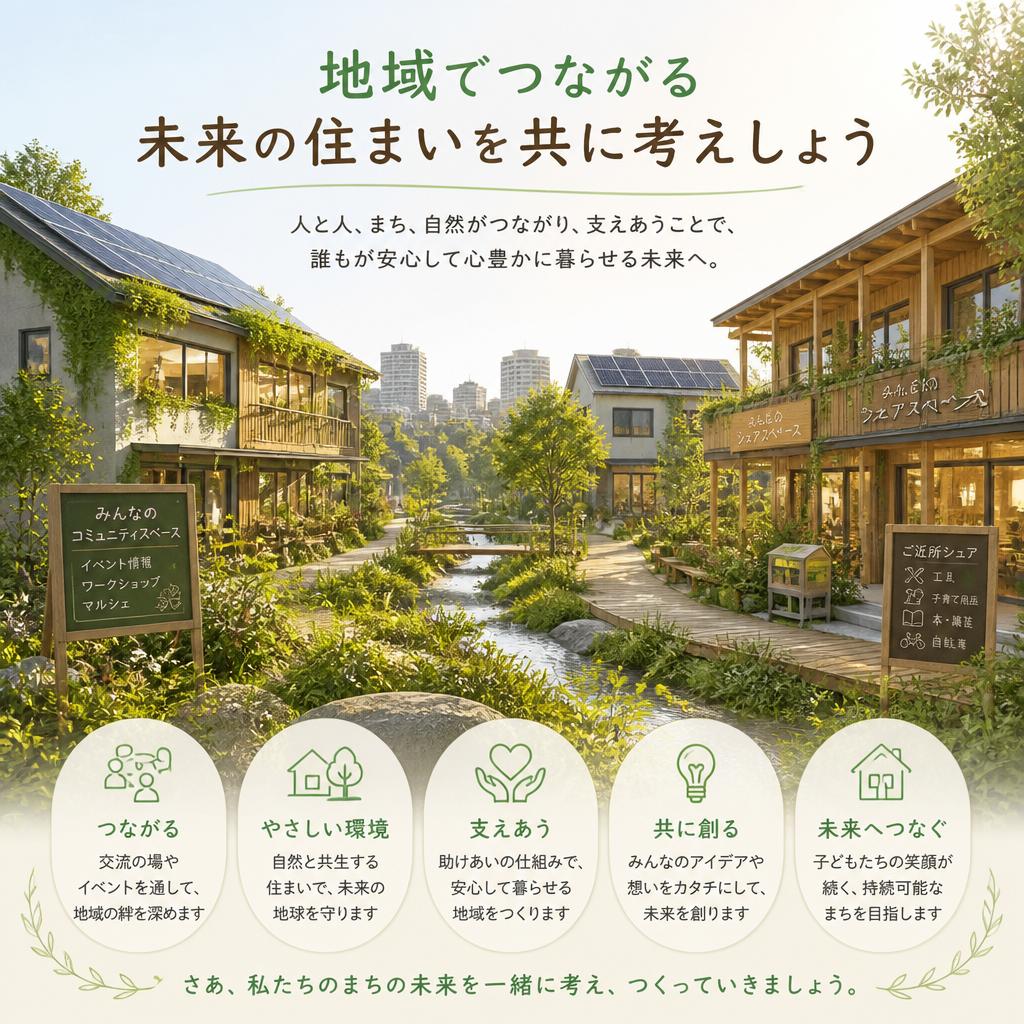 地域でつながる未来の住まいを共に考えましょう