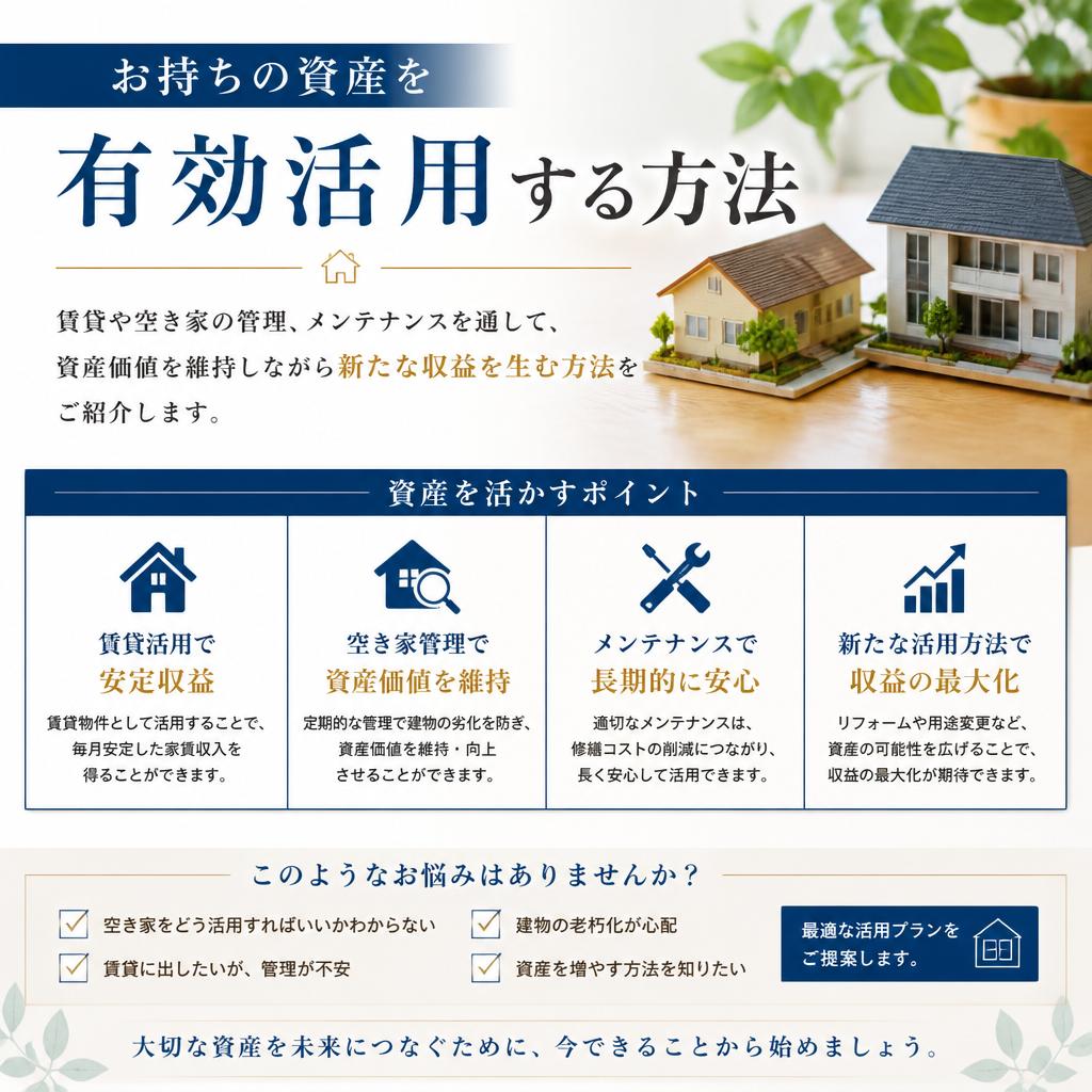 資産活用法を知ろう