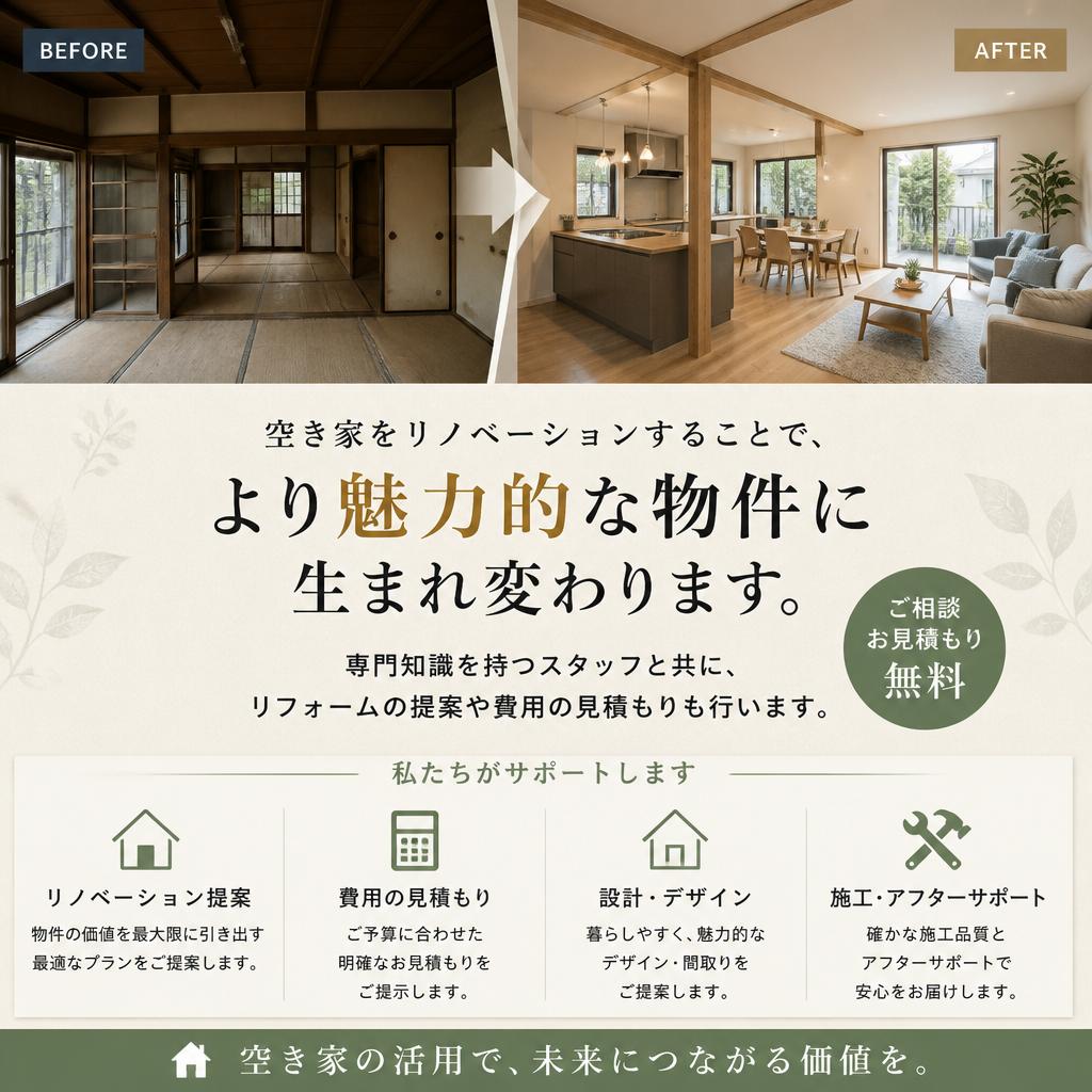 リノベーションで新たな価値を創出