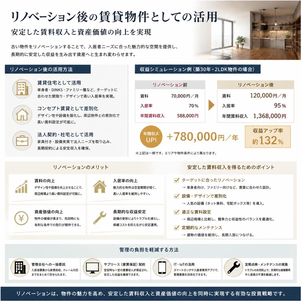 賃貸物件としての活用方法