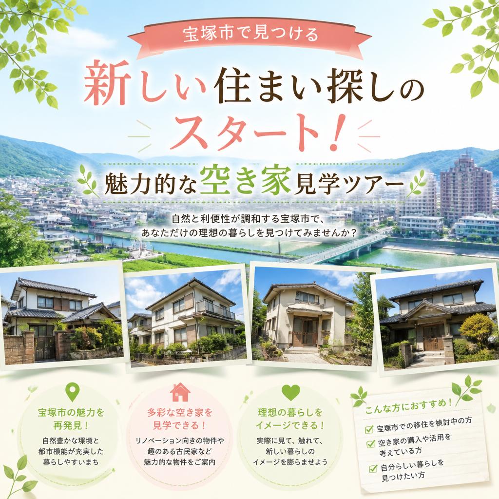 宝塚市で見つける新しい住まい探しのスタート！魅力的な空き家見学ツアー