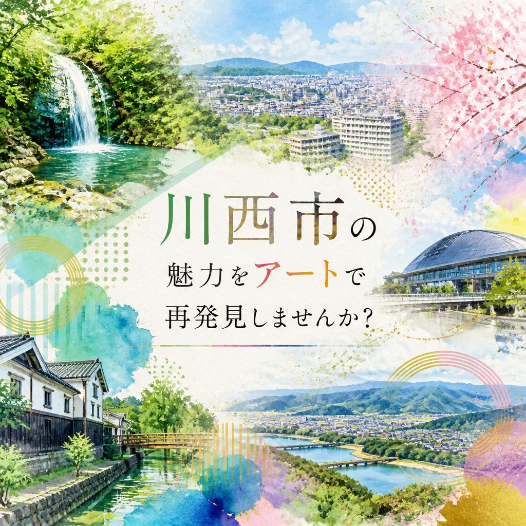 川西市の魅力をアートで再発見しませんか？