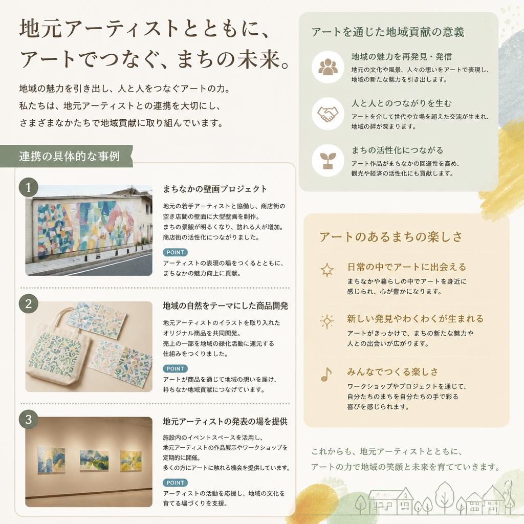 地域アーティストとのコラボレーション