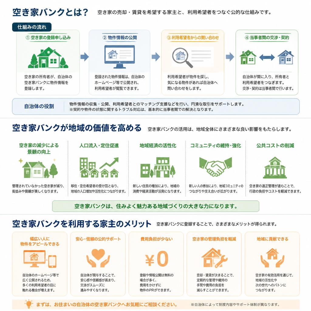 空き家バンクの役割とは？