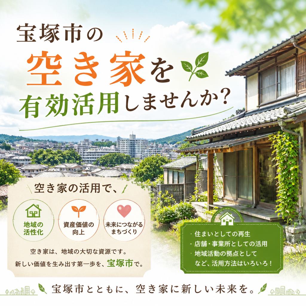 宝塚市の空き家を有効活用しませんか？