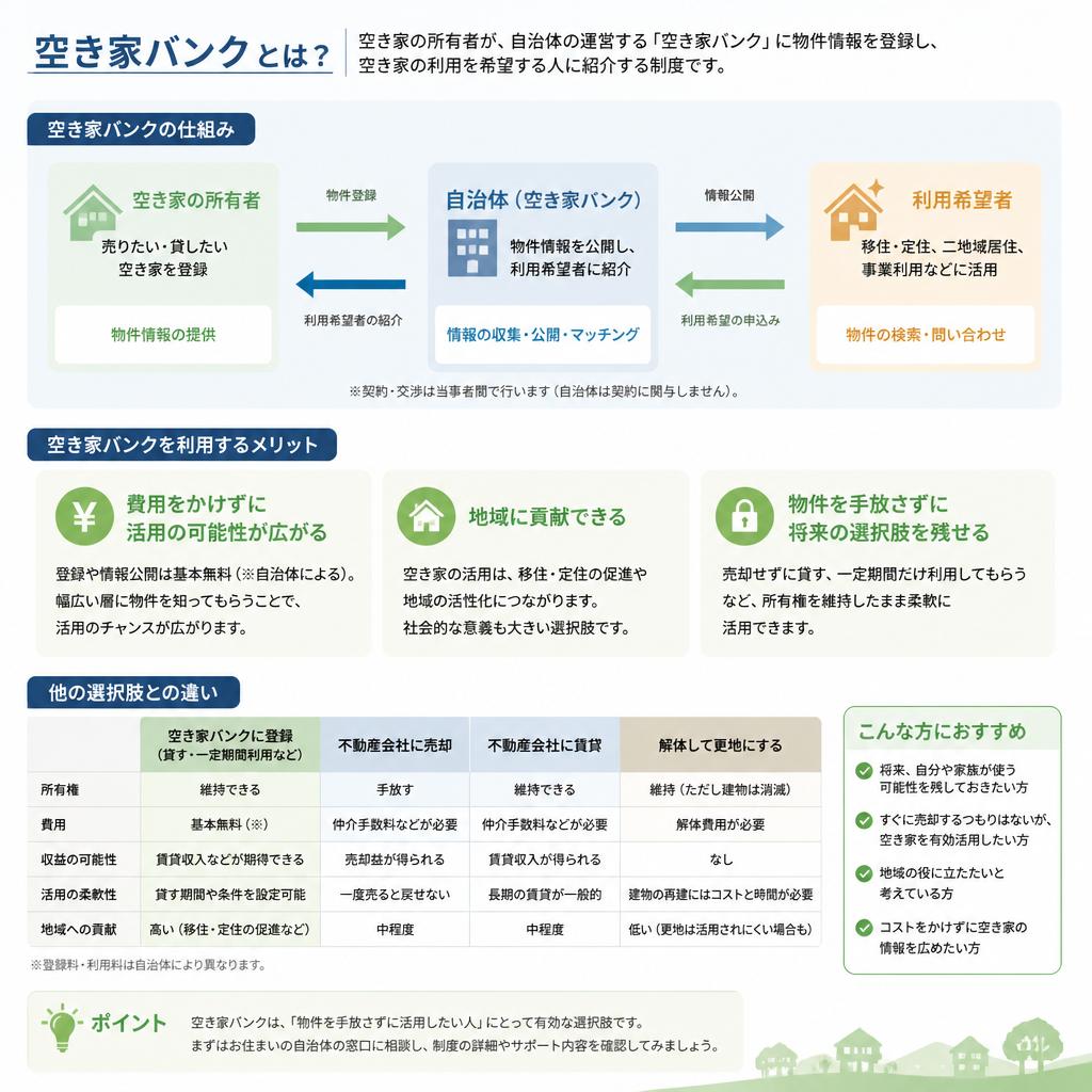 空き家バンクとは？