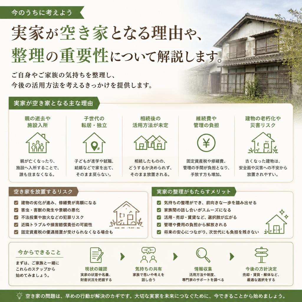 実家の整理の重要性
